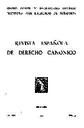 Revista Española de Derecho Canónico. 1971, volumen 27, n.º 76. PORTADA [Artículo]