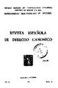 Revista Española de Derecho Canónico. 1983, volume 39, #114 [Magazine]