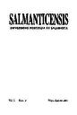 Salmanticensis. 2003, volumen 50, n.º 2 [Revista]