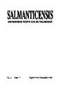 Salmanticensis. 2003, volume 50, #3 [Magazine]