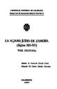 La aljama judía de Zamora : (siglos XIII-XV) / [Tesis]