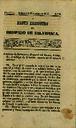 Boletín Oficial del Obispado de Salamanca. 4/11/1854, #21 [Issue]
