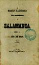 Boletín Oficial del Obispado de Salamanca. 1860, portada [Issue]