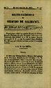 Boletín Oficial del Obispado de Salamanca. 4/4/1860, #7 [Issue]