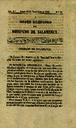 Boletín Oficial del Obispado de Salamanca. 18/11/1861, #22 [Issue]