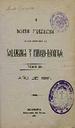 Boletín Oficial del Obispado de Salamanca. 1881, portada [Issue]