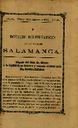 Boletín Oficial del Obispado de Salamanca. 14/8/1885, n.º 16 [Ejemplar]
