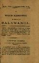Boletín Oficial del Obispado de Salamanca. 15/12/1885, n.º 22 [Ejemplar]