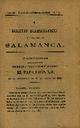 Boletín Oficial del Obispado de Salamanca. 15/2/1886, #4 [Issue]