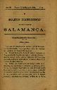 Boletín Oficial del Obispado de Salamanca. 15/3/1886, #6 [Issue]