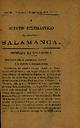 Boletín Oficial del Obispado de Salamanca. 1/8/1886, #17 [Issue]