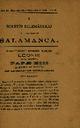 Boletín Oficial del Obispado de Salamanca. 15/12/1886, #26 [Issue]