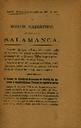 Boletín Oficial del Obispado de Salamanca. 15/9/1888, #18 [Issue]