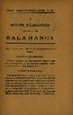 Boletín Oficial del Obispado de Salamanca. 1/11/1888, #21 [Issue]