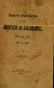 Boletín Oficial del Obispado de Salamanca. 1889, portada [Ejemplar]
