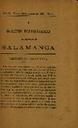 Boletín Oficial del Obispado de Salamanca. 15/2/1889, n.º 4 [Ejemplar]