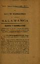 Boletín Oficial del Obispado de Salamanca. 1/3/1889, #5 [Issue]