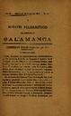 Boletín Oficial del Obispado de Salamanca. 1/5/1889, n.º 9 [Ejemplar]