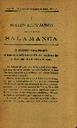 Boletín Oficial del Obispado de Salamanca. 1/1/1890, #1 [Issue]
