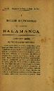Boletín Oficial del Obispado de Salamanca. 1/3/1890, n.º 6 [Ejemplar]