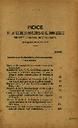 Boletín Oficial del Obispado de Salamanca. 1891, indice [Issue]