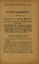 Boletín Oficial del Obispado de Salamanca. 15/1/1891, #2 [Issue]