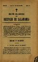 Boletín Oficial del Obispado de Salamanca. 1/6/1891, #11 [Issue]