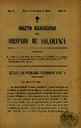 Boletín Oficial del Obispado de Salamanca. 1/5/1894, #9 [Issue]