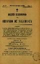 Boletín Oficial del Obispado de Salamanca. 2/1/1895, #1 [Issue]