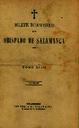 Boletín Oficial del Obispado de Salamanca. 1896, portada [Issue]
