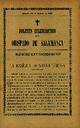 Boletín Oficial del Obispado de Salamanca. 20/3/1897, ESP [Issue]