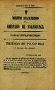 Boletín Oficial del Obispado de Salamanca. 4/4/1898, ESP [Issue]