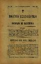 Boletín Oficial del Obispado de Salamanca. 15/10/1899, #20 [Issue]