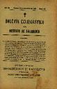 Boletín Oficial del Obispado de Salamanca. 15/12/1899, n.º 24 [Ejemplar]