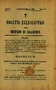 Boletín Oficial del Obispado de Salamanca. 16/4/1900, #8 [Issue]