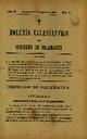 Boletín Oficial del Obispado de Salamanca. 1/8/1900, n.º 15 [Ejemplar]