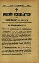Boletín Oficial del Obispado de Salamanca. 1/5/1903, n.º 5 [Ejemplar]