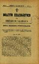 Boletín Oficial del Obispado de Salamanca. 1/7/1903, #7 [Issue]
