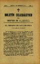 Boletín Oficial del Obispado de Salamanca. 1/12/1903, n.º 12 [Ejemplar]