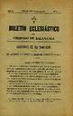 Boletín Oficial del Obispado de Salamanca. 2/1/1904, #1 [Issue]