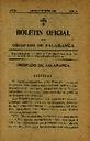Boletín Oficial del Obispado de Salamanca. 2/1/1908, #1 [Issue]
