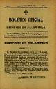 Boletín Oficial del Obispado de Salamanca. 1/3/1910, #3 [Issue]