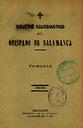 Boletín Oficial del Obispado de Salamanca. 1912, portada [Ejemplar]
