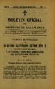 Boletín Oficial del Obispado de Salamanca. 2/11/1912, n.º 11 [Ejemplar]