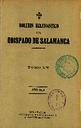 Boletín Oficial del Obispado de Salamanca. 1913, portada [Ejemplar]