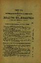 Boletín Oficial del Obispado de Salamanca. 1921, indice [Issue]