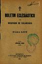 Boletín Oficial del Obispado de Salamanca. 1923, portada [Issue]