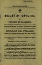 Boletín Oficial del Obispado de Salamanca. 9/2/1928, #2, SUPL [Issue]