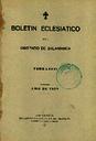 Boletín Oficial del Obispado de Salamanca. 1929, portada [Ejemplar]