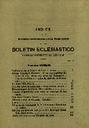 Boletín Oficial del Obispado de Salamanca. 1934, indice [Ejemplar]
